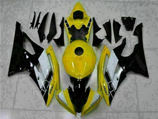 2008-2016 Yellow Black Yamaha YZF R6 Abs Full Motorcycle Fairings 2008-2016 Yellow Black Yamaha YZF R6 Abs Full Motorcycle Fairings