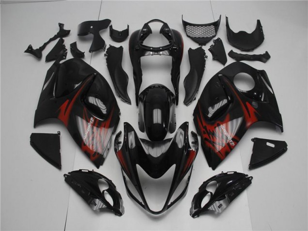 2008-2019 Black Red Suzuki GSXR 1300 Motorcycle Fairings & Bodywork 2008-2019 Black Red Suzuki GSXR 1300 Motorcycle Fairings & Bodywork