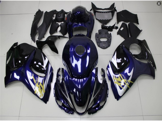 2008-2019 Blue Gold Suzuki GSXR 1300 Motorcycle Fairings & Bodywork 2008-2019 Blue Gold Suzuki GSXR 1300 Motorcycle Fairings & Bodywork
