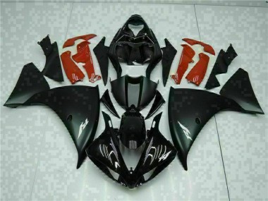 2009-2011 Black Red Yamaha YZF R1 Motorcycle Fairings
