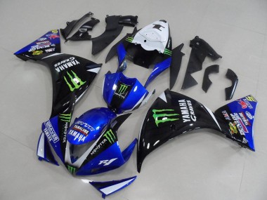 2009-2011 Blue Black Monster Yamaha YZF R1 Motorcycle Fairings & Bodywork