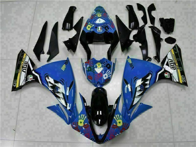 2009-2011 Blue Yamaha YZF R1 Motorcycle Fairings & Bodywork