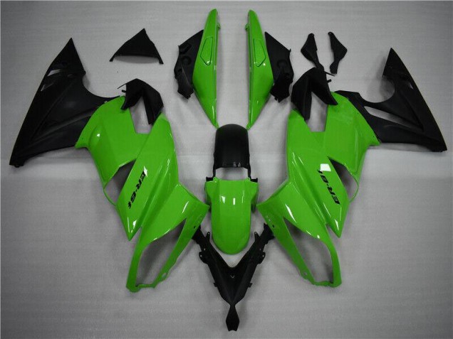 2009-2011 Green Black Kawasaki Ninja EX650 Motorcycle Fairings 2009-2011 Green Black Kawasaki Ninja EX650 Motorcycle Fairings