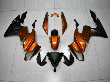 2009-2011 Orange Kawasaki Ninja EX650 Motorcycle Fairings
