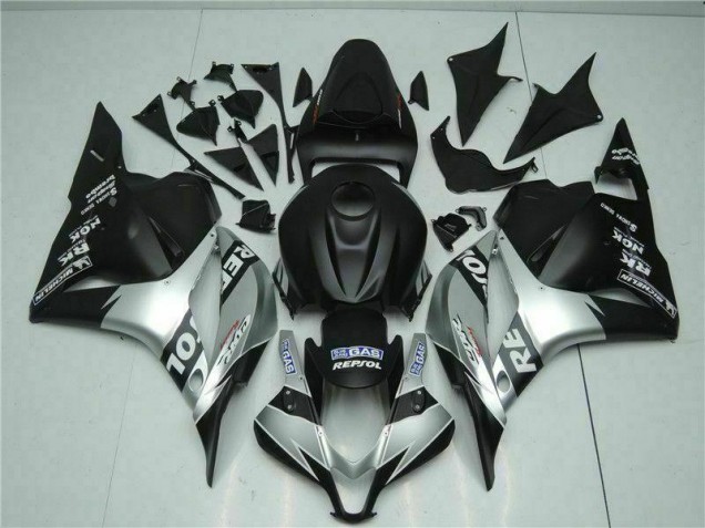 2009-2012 Black Silver Honda CBR600RR Motorcycle Fairings & Bodywork 2009-2012 Black Silver Honda CBR600RR Motorcycle Fairings & Bodywork