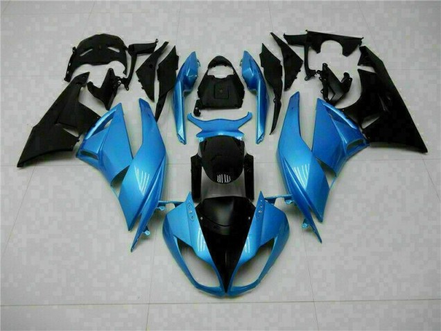 2009-2012 Blue Black Kawasaki Ninja ZX6R Motorcycle Fairings 2009-2012 Blue Black Kawasaki Ninja ZX6R Motorcycle Fairings