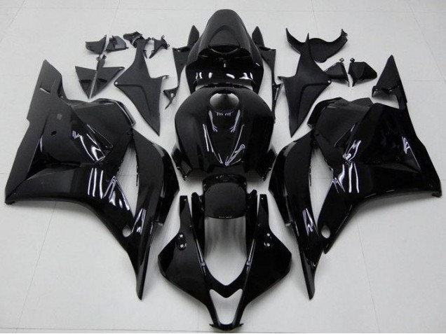 2009-2012 Glossy Black Honda CBR600RR Motorcycle Fairings 2009-2012 Glossy Black Honda CBR600RR Motorcycle Fairings