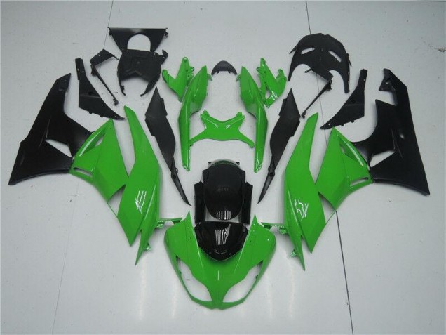 2009-2012 Green Black Kawasaki Ninja ZX6R Motorcycle Fairings 2009-2012 Green Black Kawasaki Ninja ZX6R Motorcycle Fairings