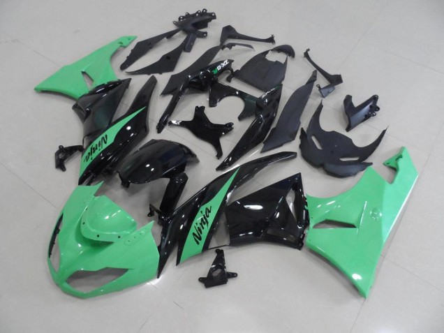 2009-2012 Metallic Green Kawasaki Ninja ZX6R Motorcycle Fairings