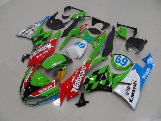 2009-2012 Motocard Kawasaki Ninja ZX6R Motorcycle Fairings 2009-2012 Motocard Kawasaki Ninja ZX6R Motorcycle Fairings