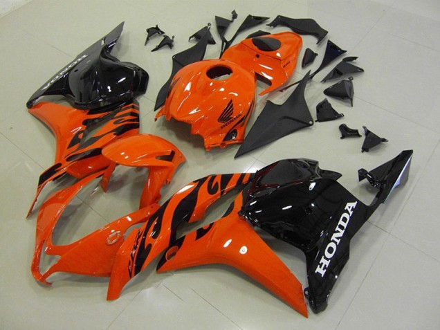 2009-2012 Orange Black Honda CBR600RR Motorcycle Fairings 2009-2012 Orange Black Honda CBR600RR Motorcycle Fairings