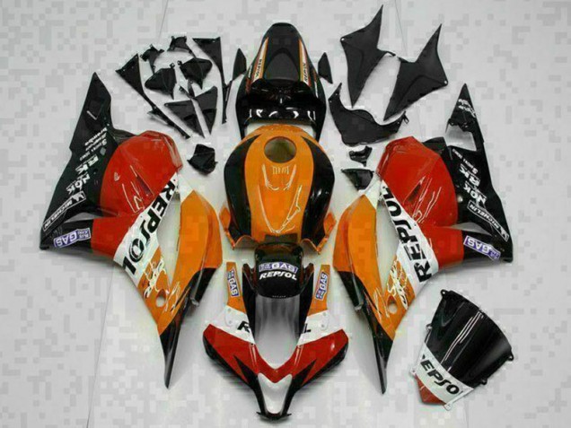 2009-2012 Orange Honda CBR600RR Motorcycle Fairings 2009-2012 Orange Honda CBR600RR Motorcycle Fairings