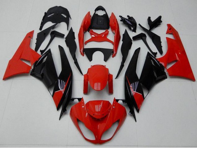 2009-2012 Red Black Kawasaki Ninja ZX6R Motorcycle Fairings 2009-2012 Red Black Kawasaki Ninja ZX6R Motorcycle Fairings