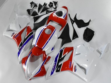2009-2012 Red White Blue Honda CBR600RR Motorcycle Fairings