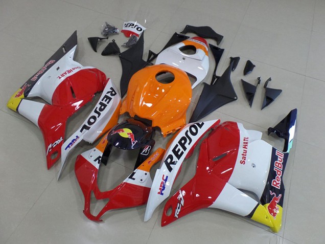 2009-2012 Repsol Red Bull Honda CBR600RR Motorcycle Fairings 2009-2012 Repsol Red Bull Honda CBR600RR Motorcycle Fairings