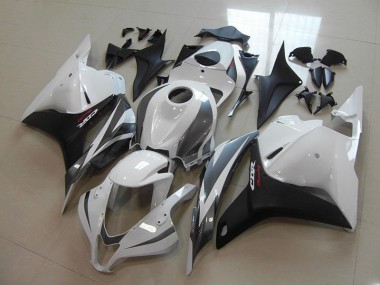 2009-2012 White Black Grey Honda CBR600RR Motorcycle Fairings