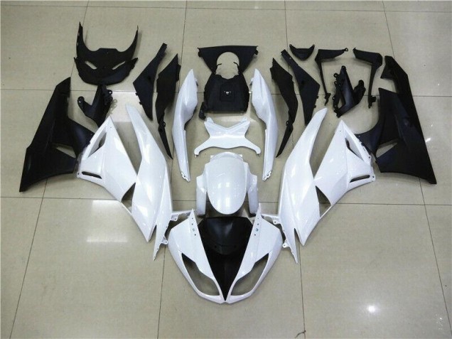 2009-2012 White Kawasaki Ninja ZX6R Motorcycle Fairings 2009-2012 White Kawasaki Ninja ZX6R Motorcycle Fairings