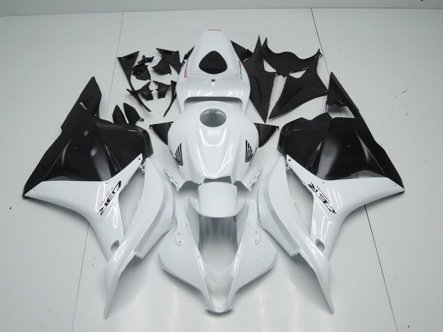 2009-2012 White Matte Black Honda CBR600RR Motorcycle Fairings 2009-2012 White Matte Black Honda CBR600RR Motorcycle Fairings