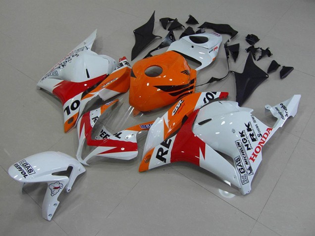 2009-2012 White Repsol Honda CBR600RR Motorcycle Fairings 2009-2012 White Repsol Honda CBR600RR Motorcycle Fairings