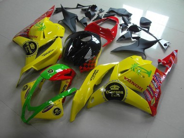 2009-2012 Yellow Corona Extra Honda CBR600RR Motorcycle Fairings