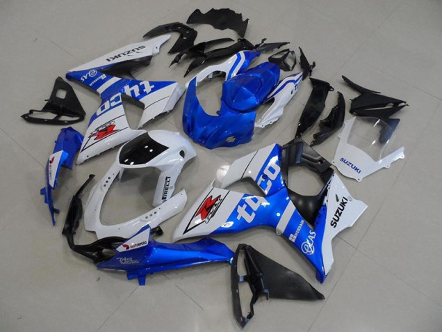 2009-2016 Blue Tyco Suzuki GSXR 1000 Motorcycle Fairings 2009-2016 Blue Tyco Suzuki GSXR 1000 Motorcycle Fairings