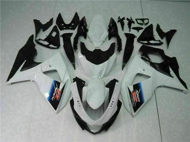 2009-2016 White Black Suzuki GSXR1000 Motorcycle Fairings & Bodywork 2009-2016 White Black Suzuki GSXR1000 Motorcycle Fairings & Bodywork