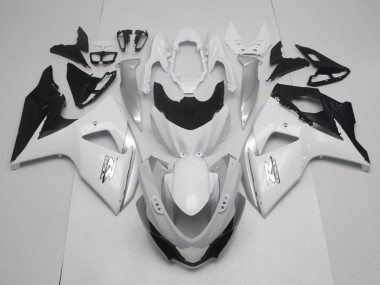 2009-2016 White OEM Style Suzuki GSXR 1000 Motorcycle Fairings