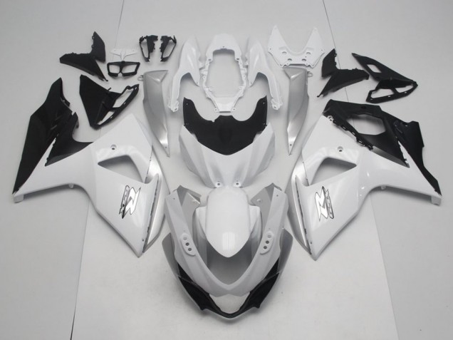 2009-2016 White OEM Style Suzuki GSXR 1000 Motorcycle Fairings 2009-2016 White OEM Style Suzuki GSXR 1000 Motorcycle Fairings