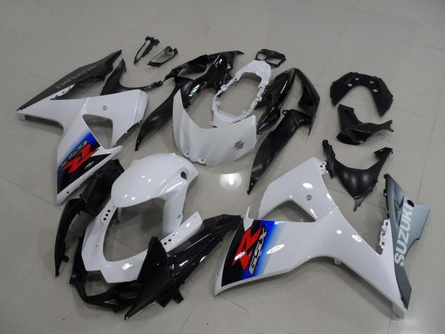 2009-2016 White Silver Suzuki GSXR 1000 Motorcycle Fairings 2009-2016 White Silver Suzuki GSXR 1000 Motorcycle Fairings