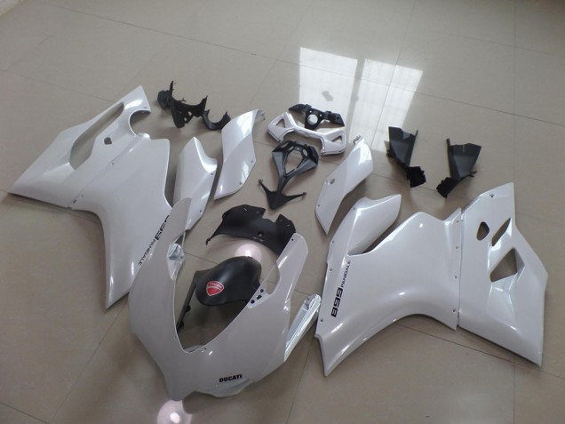 2011-2014 Pearl White Ducati 1199 Motorcycle Fairings 2011-2014 Pearl White Ducati 1199 Motorcycle Fairings