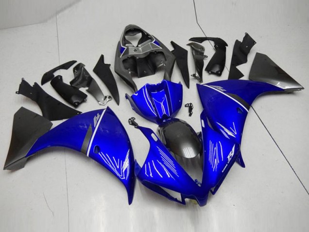 2012-2014 Black Blue Yamaha YZF R1 Motorcycle Fairings 2012-2014 Black Blue Yamaha YZF R1 Motorcycle Fairings