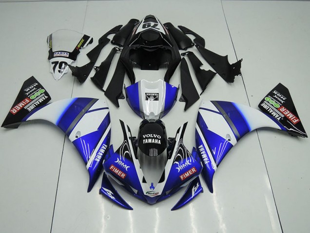 2012-2014 Blue Black Sterilgarda Yamaha YZF R1 Motorcycle Fairings 2012-2014 Blue Black Sterilgarda Yamaha YZF R1 Motorcycle Fairings