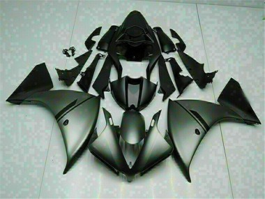 2012-2014 Grey Black Yamaha YZF R1 Motorcycle Fairings