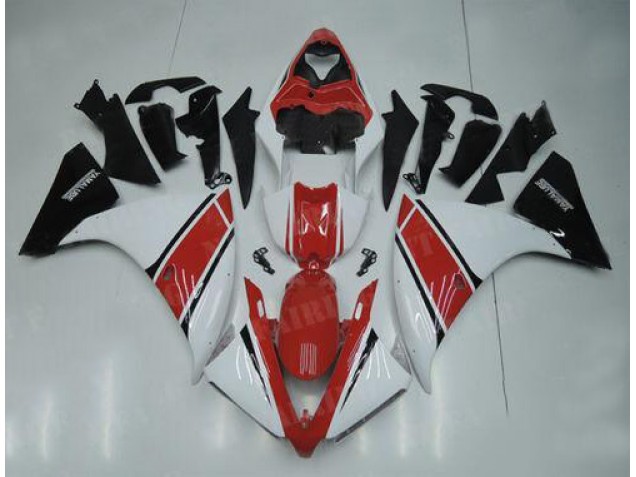 2012-2014 White Red Black Yamaha YZF R1 Motorcycle Fairings 2012-2014 White Red Black Yamaha YZF R1 Motorcycle Fairings