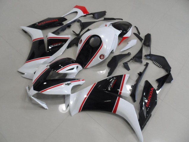 2012-2016 Black and White and Red Stripe Honda CBR1000RR Motorcycle Fairings 2012-2016 Black and White and Red Stripe Honda CBR1000RR Motorcycle Fairings