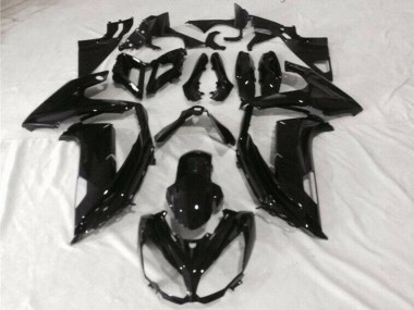 2012-2016 Glossy Black Kawasaki Ninja EX650 Motorcycle Fairings & Bodywork