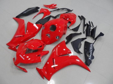 2012-2016 Red and Matte Black Honda CBR1000RR Motorcycle Fairings
