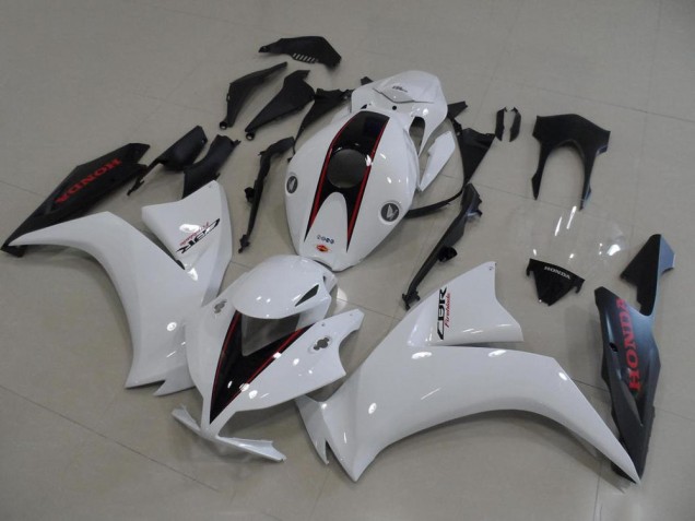 2012-2016 White and Matte Black OEM Style Honda CBR1000RR Motorcycle Fairings 2012-2016 White and Matte Black OEM Style Honda CBR1000RR Motorcycle Fairings