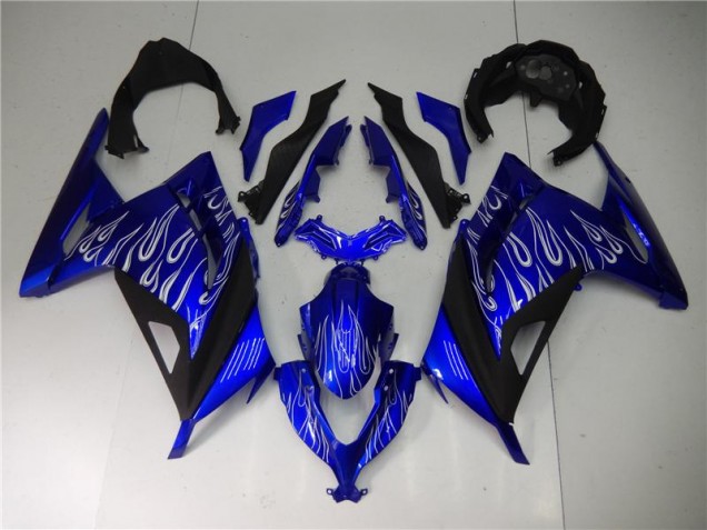 2013-2016 Blue White Black Kawasaki Ninja EX300 Motorcycle Fairings 2013-2016 Blue White Black Kawasaki Ninja EX300 Motorcycle Fairings