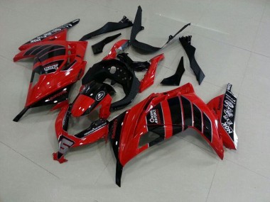 2013-2016 Red Black Airfore Kawasaki Ninja ZX300R Motorcycle Fairings & Bodywork