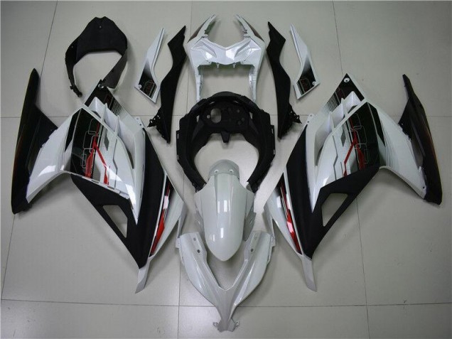 2013-2016 White Black Kawasaki Ninja EX300 Motorcycle Fairings 2013-2016 White Black Kawasaki Ninja EX300 Motorcycle Fairings