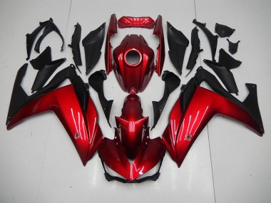 2015-2018 Red Black Yamaha YZF R3 Motorcycle Fairings