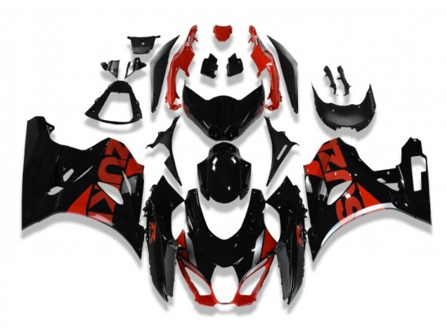 2017-2019 Black Red Suzuki GSXR 1000 Motorcycle Fairings 2017-2019 Black Red Suzuki GSXR 1000 Motorcycle Fairings