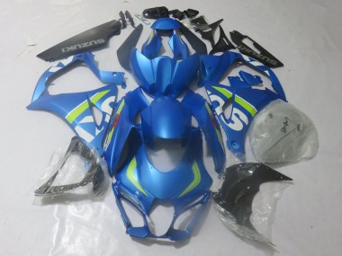 2017-2019 Blue Lime Suzuki GSXR 1000 Motorcycle Fairings