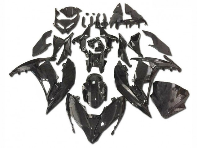 2017-2019 Glossy Black Kawasaki Ninja EX650 Motorcycle Fairings 2017-2019 Glossy Black Kawasaki Ninja EX650 Motorcycle Fairings