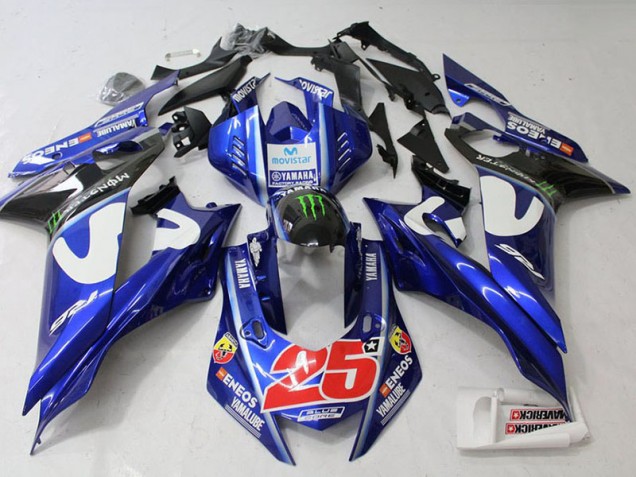 2017-2019 Movistar Yamaha YZF R6 Motorcycle Fairings 2017-2019 Movistar Yamaha YZF R6 Motorcycle Fairings