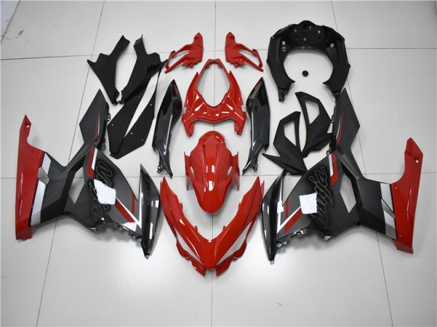 2018-2020 Red Black Kawasaki Ninja EX400 Motorcycle Fairings 2018-2020 Red Black Kawasaki Ninja EX400 Motorcycle Fairings